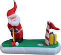 5 ft Inflatable Santa Playing Golf, Christmas outdoor decoration